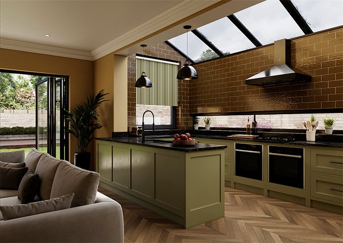 The British Stripe Co. Alfred, Derwent No.1 - Roller Blind - Image 7